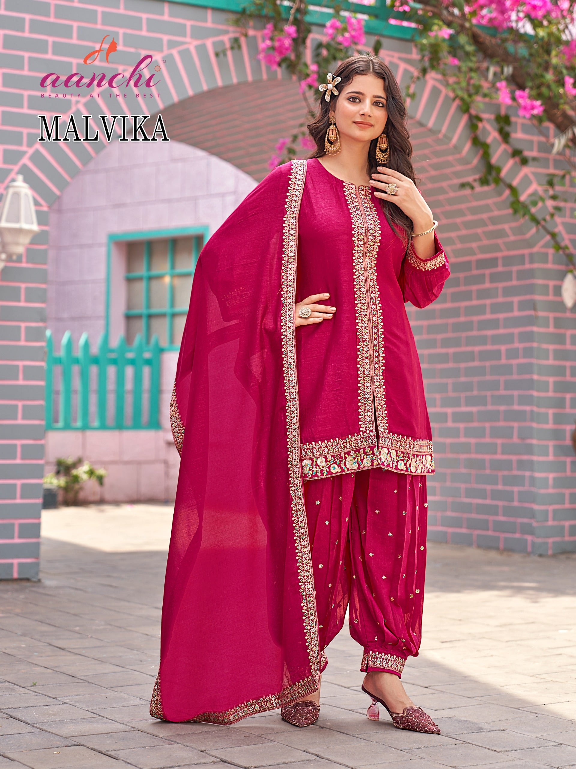MALVIKA 3 PCS SET AFGHANI PANT CONCEPT
