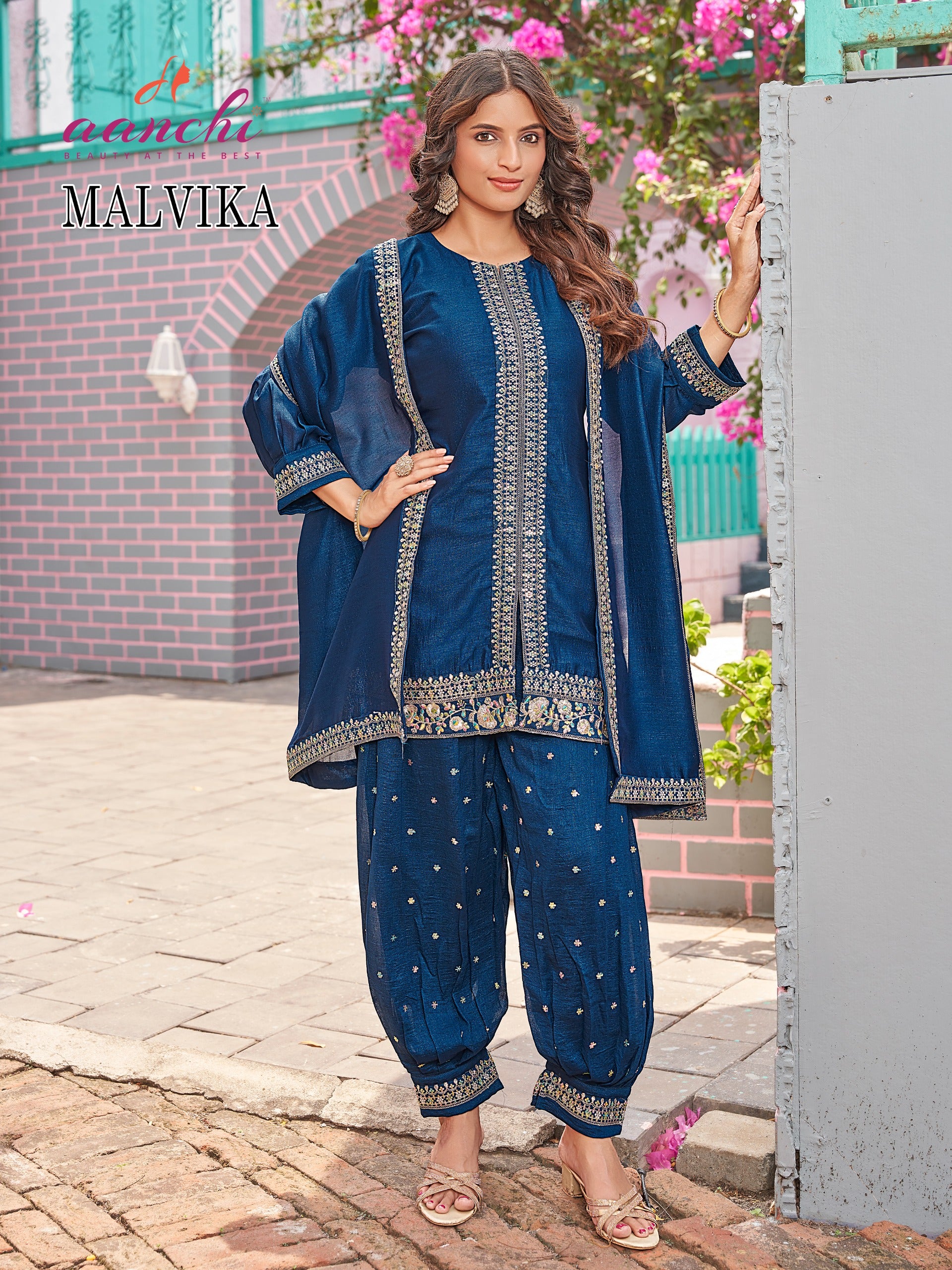 MALVIKA 3 PCS SET AFGHANI PANT CONCEPT