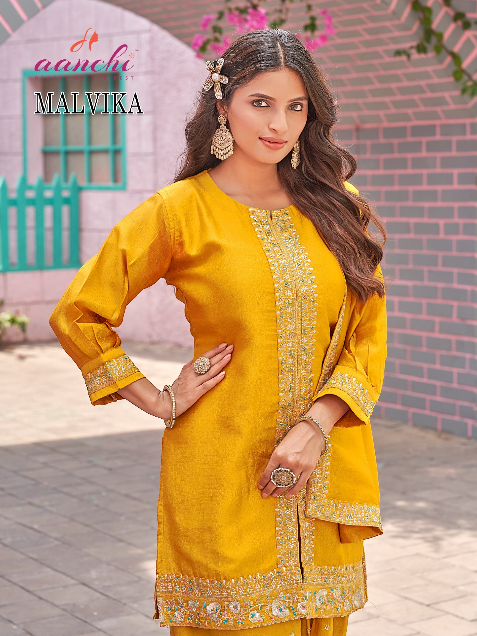 MALVIKA 3 PCS SET AFGHANI PANT CONCEPT