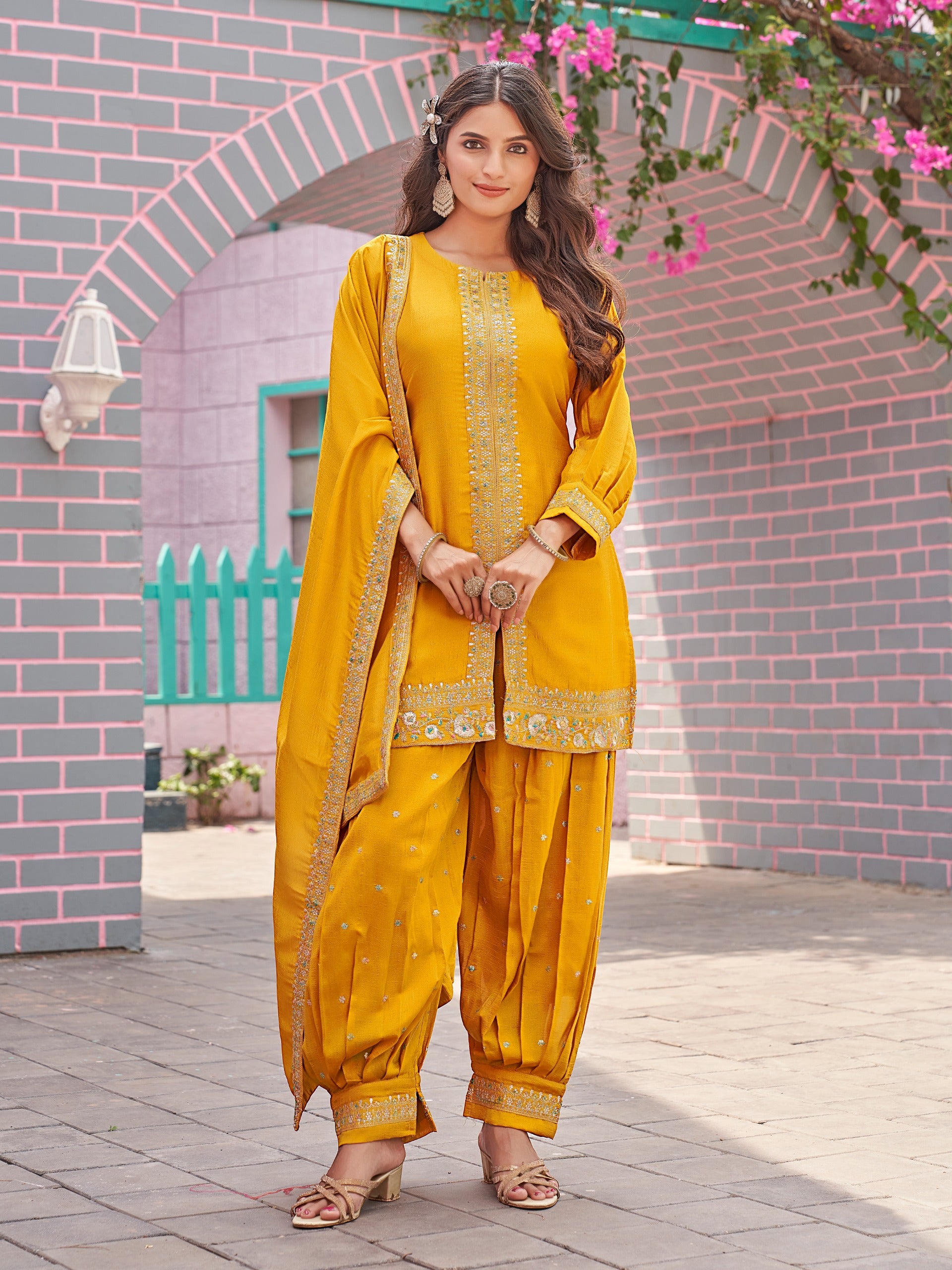MALVIKA 3 PCS SET AFGHANI PANT CONCEPT